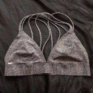Heather Gray Pink Bralette